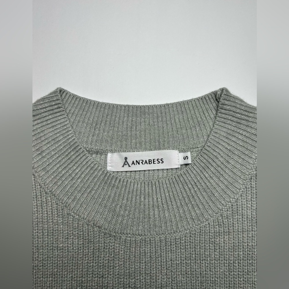 ANRABESS Women's Sleeveless Sweater Vest Sz Small in Grey - Picture 9 of 10